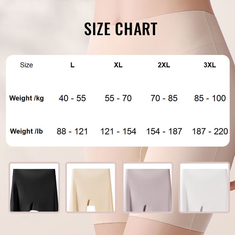 🏆 High-waisted women's silk satin underwear with tummy control and hip-lifting effect 👑