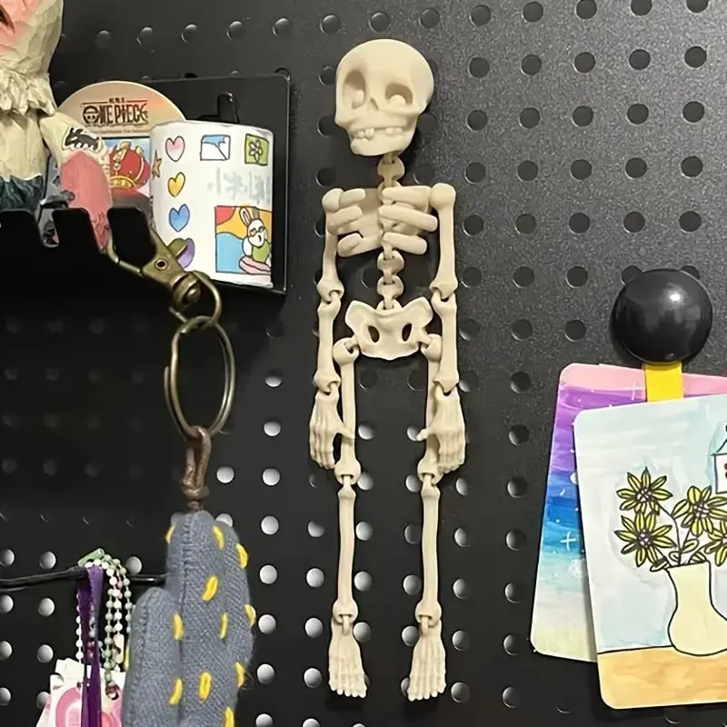 Vintage Skeleton Fridge Magnet