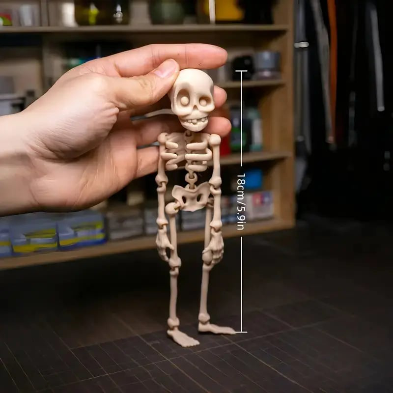 Vintage Skeleton Fridge Magnet