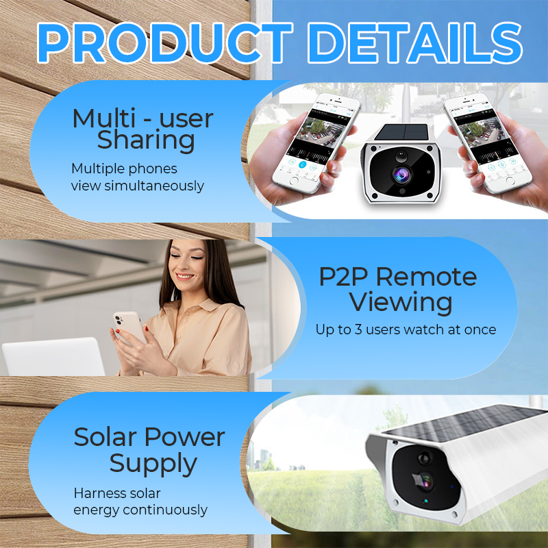 ⏳Time-limited Special 🔥Solar Wireless Security Cameras
