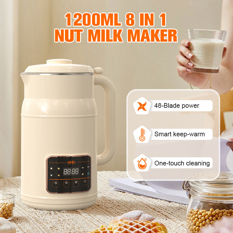 ⏳Time-limited Special 🔥1200 ml 8-in-1-Nussmilchbereiter