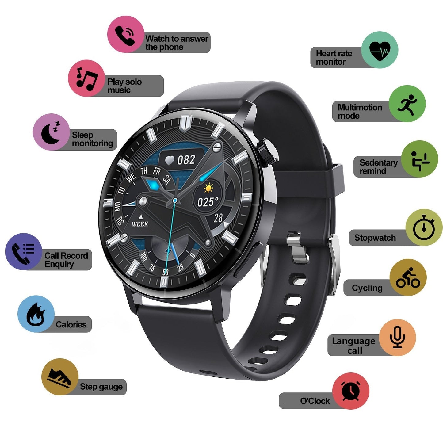 š¤2025 Hot Saleš¤Multi-function Bluetooth Smart Watch for Health Monitoring