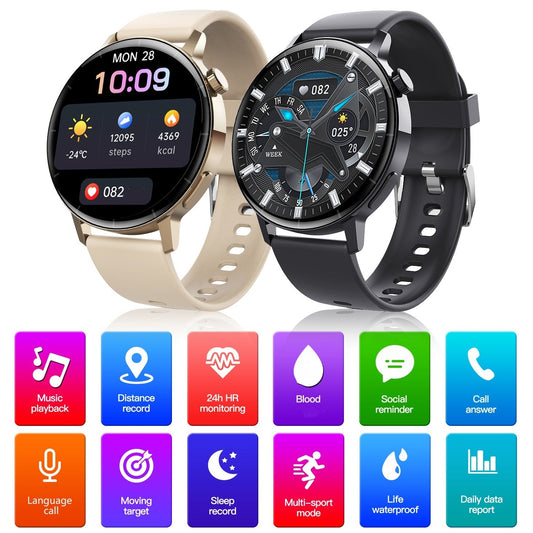 🤖2025 Hot Sale🤖Multi-function Bluetooth Smart Watch for Health Monitoring
