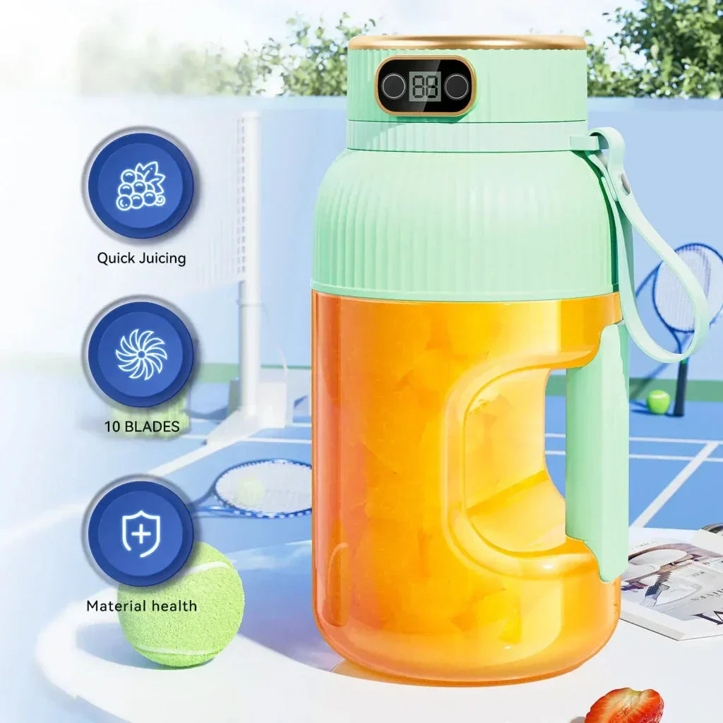 🔥Super Value Promotion ❄️Multifunctional Portable Juicer Cup With Digital Display