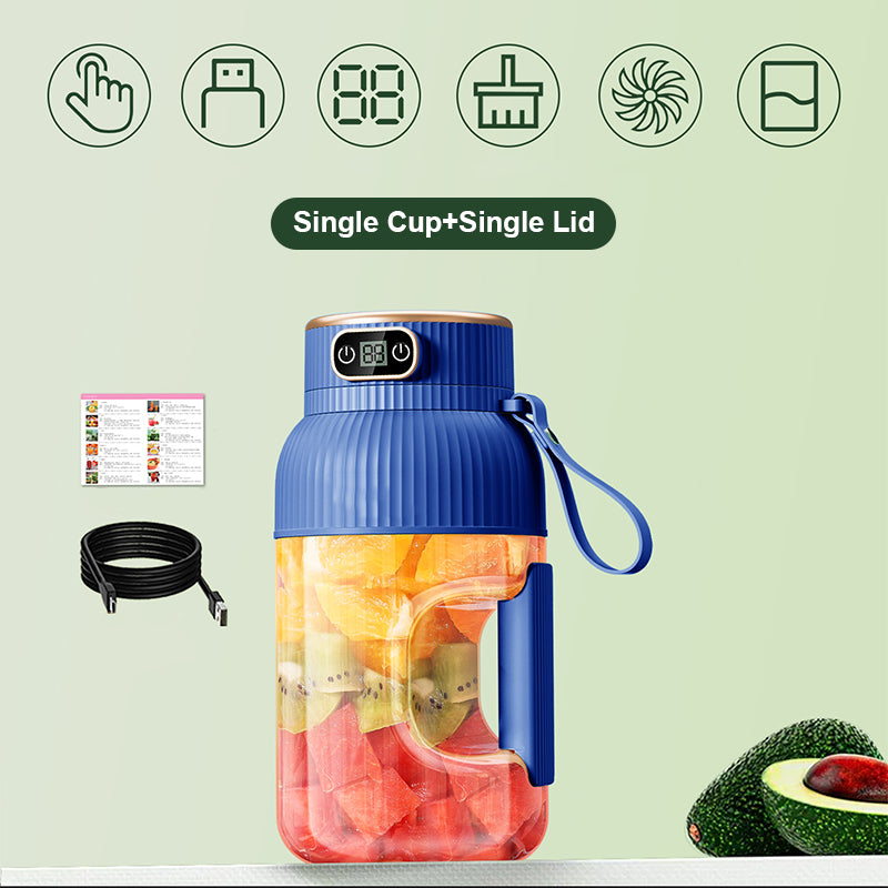 🔥Super Value Promotion ❄️Multifunctional Portable Juicer Cup With Digital Display