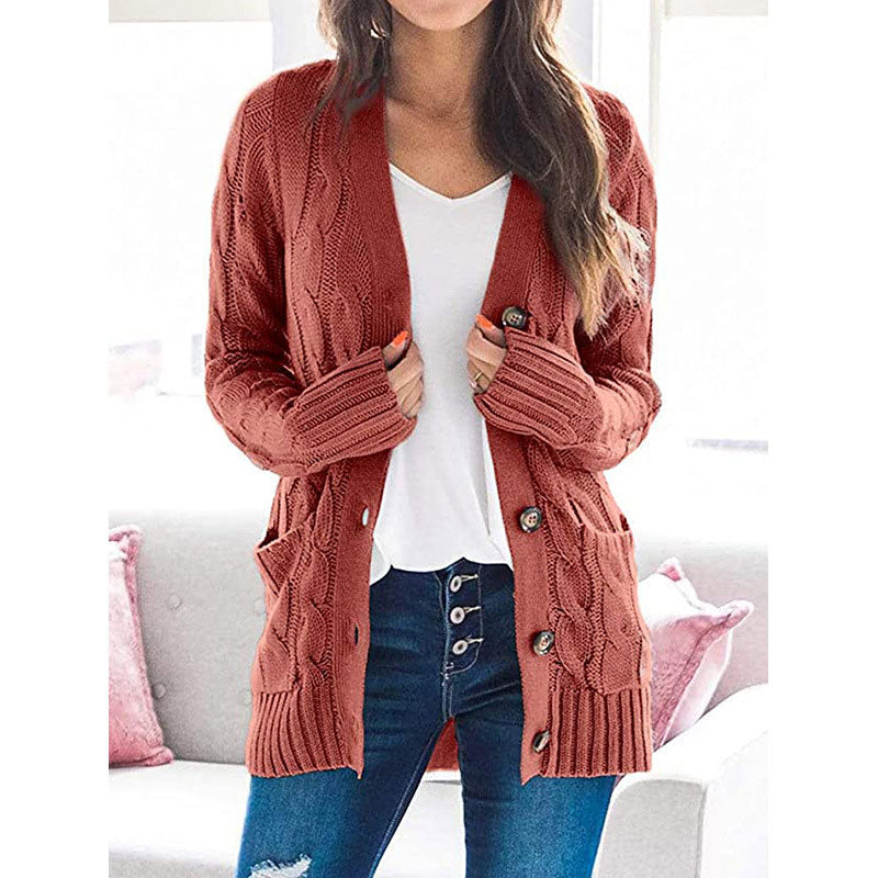 Women's Autumn Midi-Length Knit Sweater 🧥 – Layers Over Tees/Under Coats, Ideal for Office & Brunch Gatherings 💼