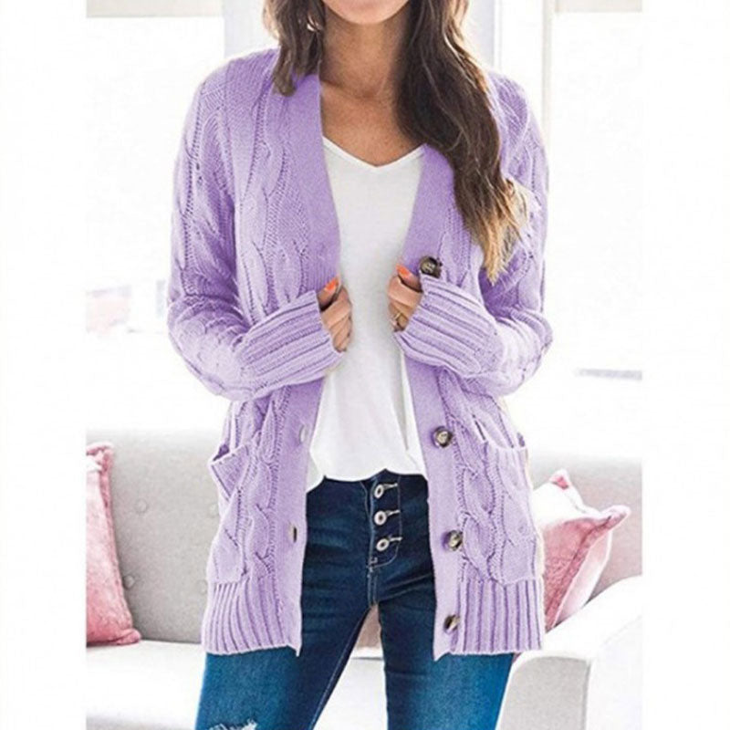 Women's Autumn Midi-Length Knit Sweater 🧥 – Layers Over Tees/Under Coats, Ideal for Office & Brunch Gatherings 💼