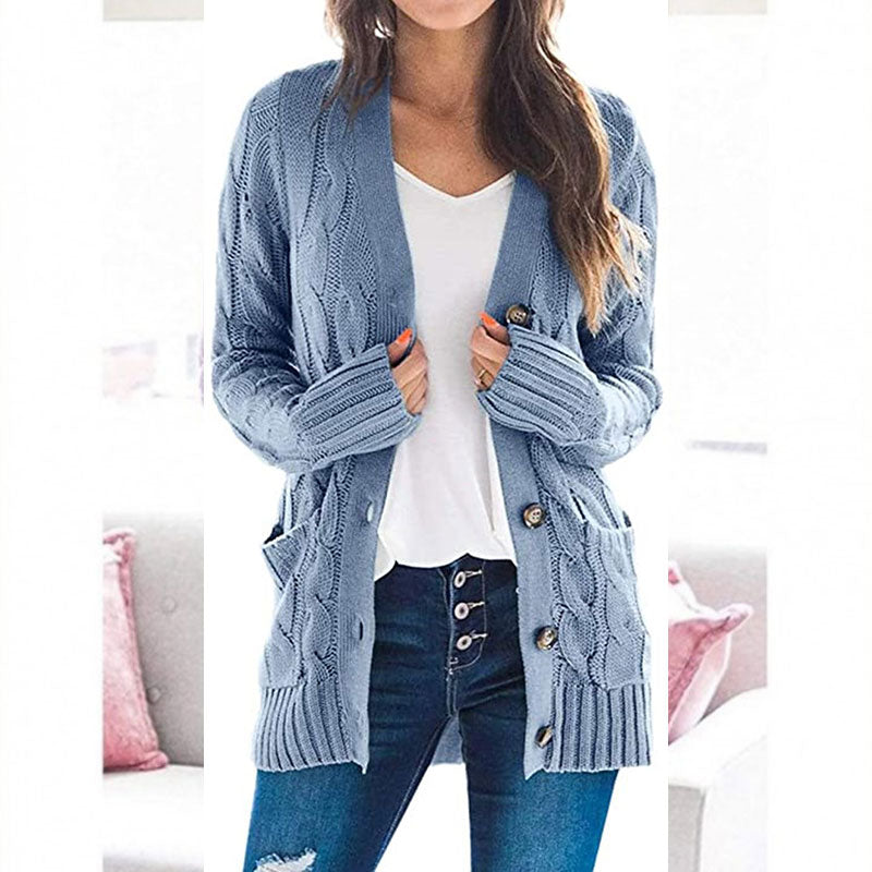 Women's Autumn Midi-Length Knit Sweater 🧥 – Layers Over Tees/Under Coats, Ideal for Office & Brunch Gatherings 💼