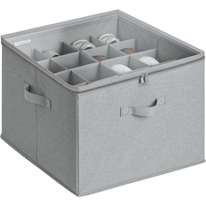 👟Transparent, foldable PVC shoe box, waterproof storage box for office