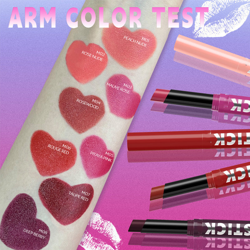 Matte Waterproof Angled Twist-Up Lipstick