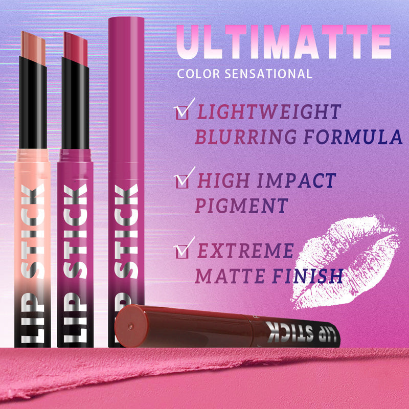Matte Waterproof Angled Twist-Up Lipstick