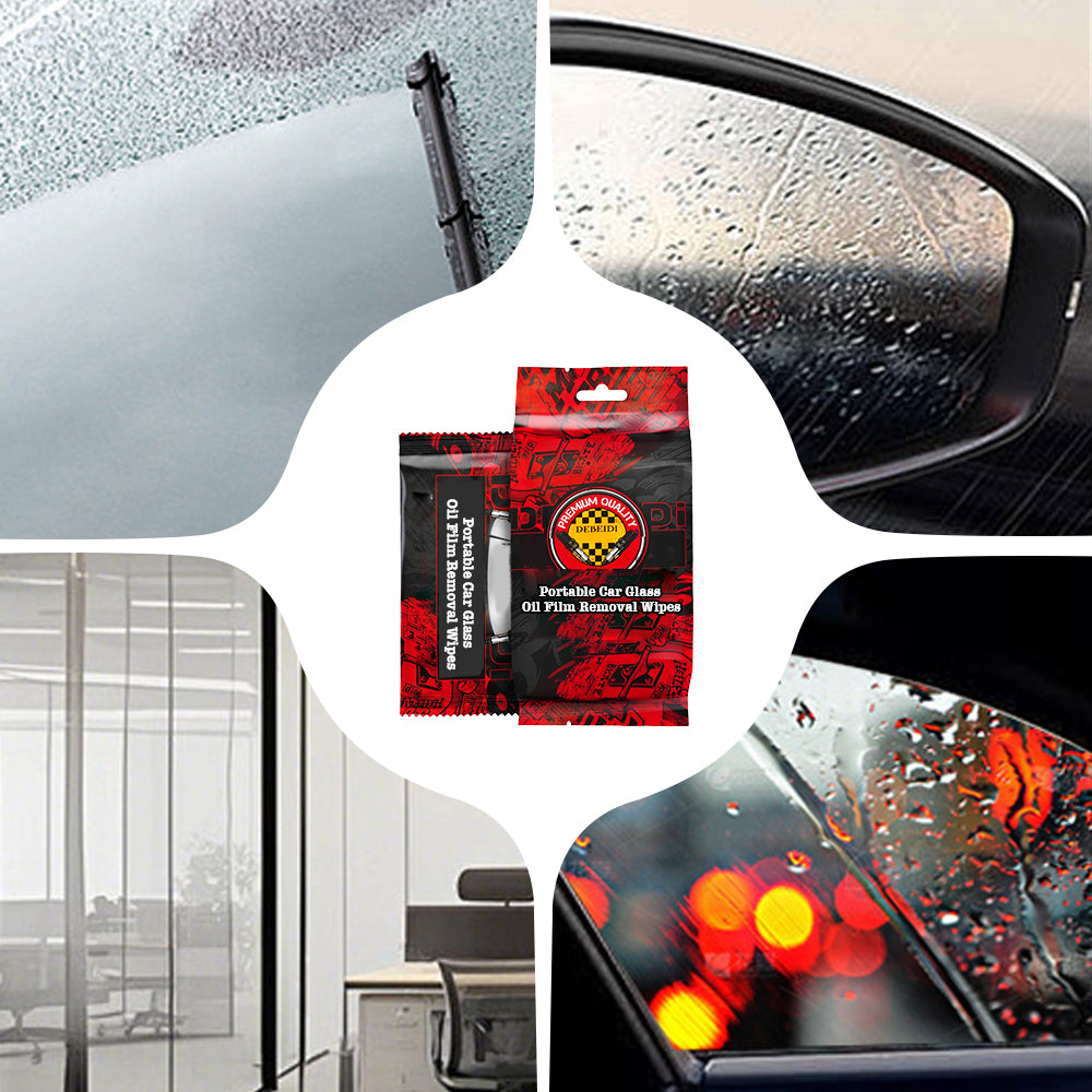 Portable Car Glass Oil Film Removal Wipes