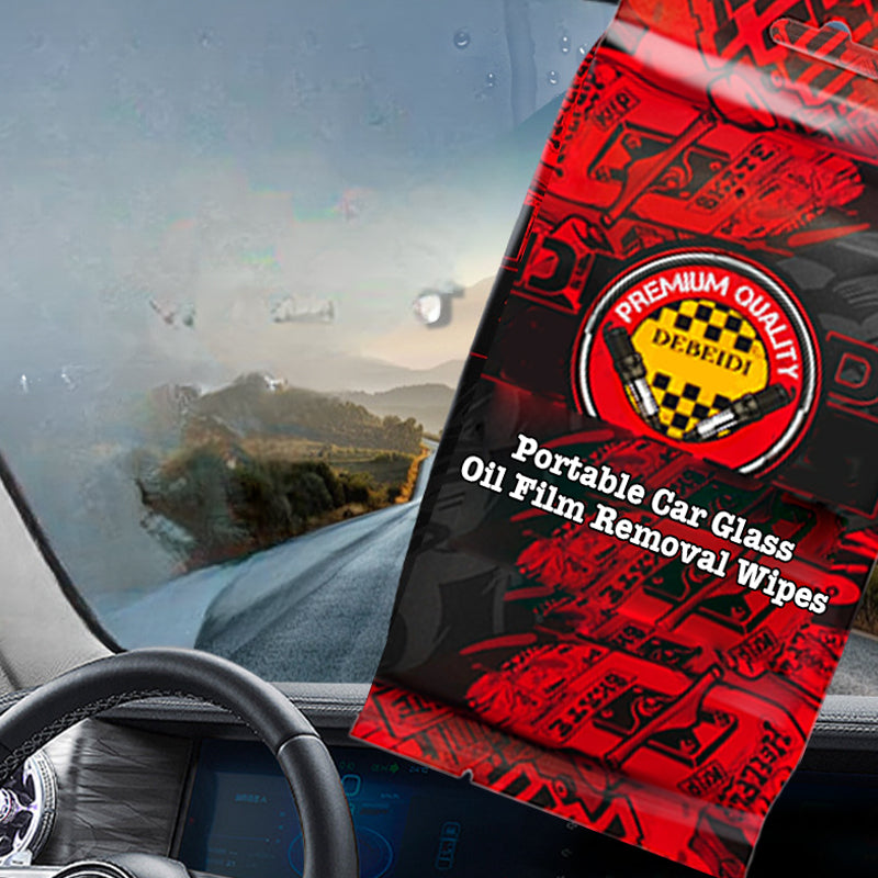Portable Car Glass Oil Film Removal Wipes