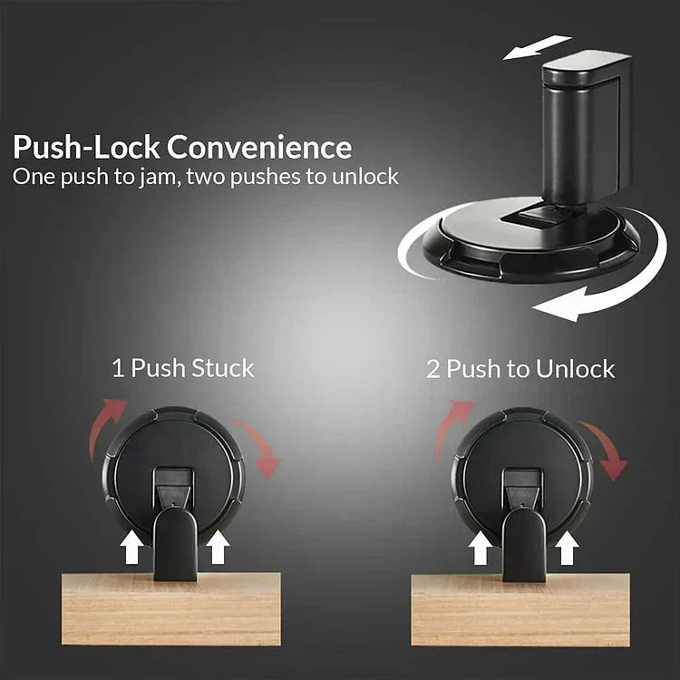 🔥 LAST DAY PROMOTION - 50%OFF 🔥Mechanical Floor Door Stopper with Free 3M Adhesive Sticker