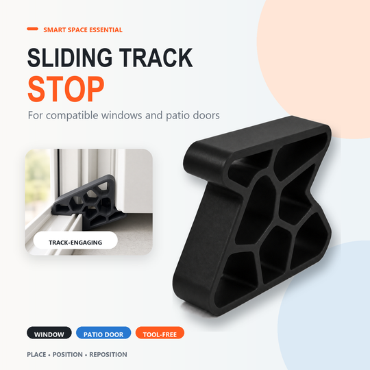 🔥Clearance price-Buy 1 Get 4 Free!🚪✨ Less Slamming--Secure Track Door Stop-5pcs