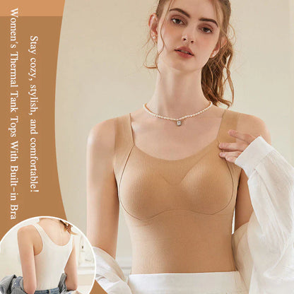 💖Black Friday Big Sale 50% OFF💖[Women’s Gift] Thickened Warm Tank Top with Shelf Bra