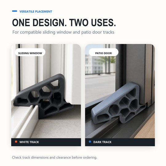 🔥Clearance price-Buy 1 Get 4 Free!🚪✨ Less Slamming--Secure Track Door Stop-5pcs
