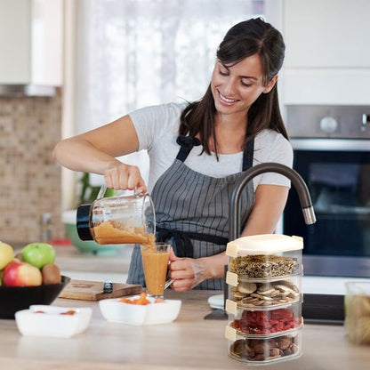 Kitchen Spice Organiser Stackable Food Sealers