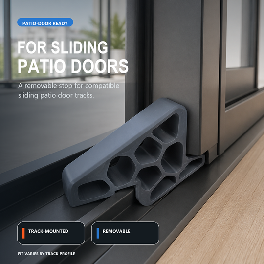 🔥Clearance price-Buy 1 Get 4 Free!🚪✨ Less Slamming--Secure Track Door Stop-5pcs