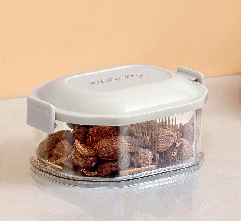 Keittiön mausteen järjestäjä pinottavia ruokatiivisteitä