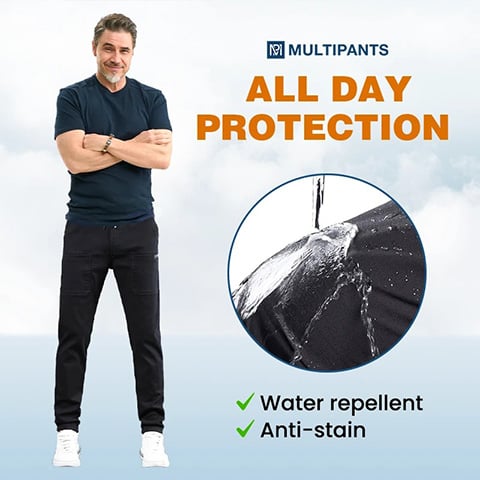 🔥Hot Sale 50%off  👖MultiPants – High Stretch Multi-pocket Durable Cargo Pants