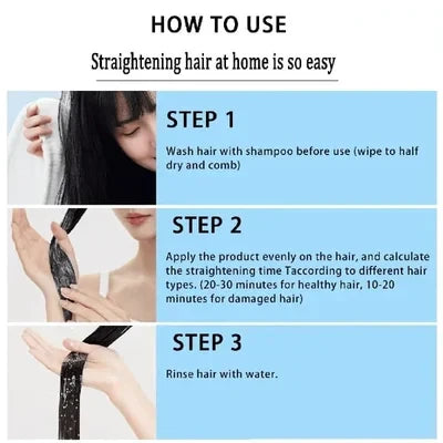 ✨LAST DAY SALE 50% OFF✨ Silk & Keratin Hair Straightening Cream