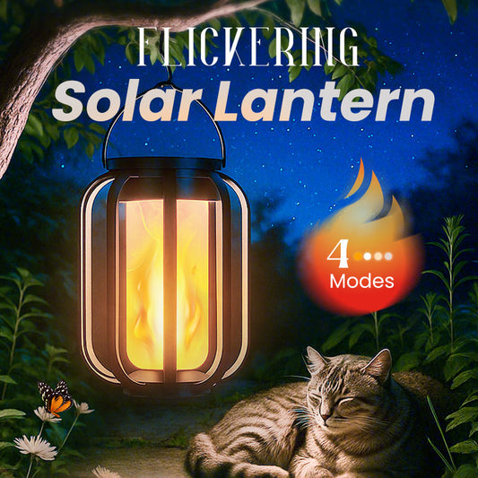 BougeRV 9 inch Solar  waterproof lantern with base