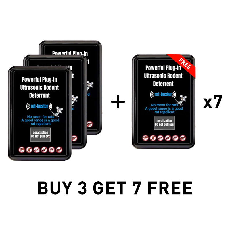 🔥BUY MORE GET MORE FREE🔥Powerful Plug-In Ultrasonic Rodent Deterrent