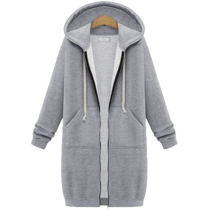 🔥Hot Sale🔥Early Autumn Women Casual Zip up Fleece Hoodies🍂