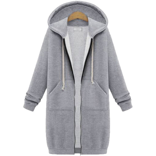 🔥Hot Sale🔥Early Autumn Women Casual Zip up Fleece Hoodies🍂
