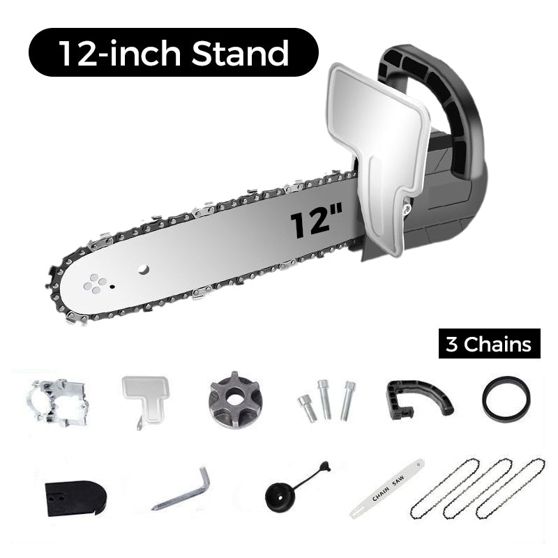 ⏳Half price today Ends soon🔥Angle Grinder Converted Electric Chainsaw Kit