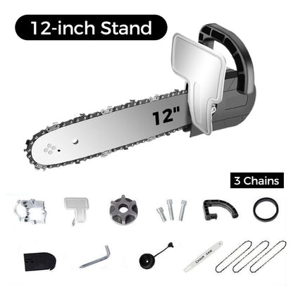 ⏳Half price today Ends soon🔥Angle Grinder Converted Electric Chainsaw Kit