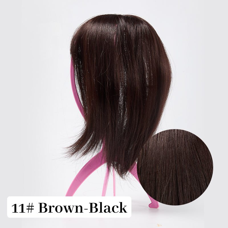 🔥2025 Hot Sale🔥Natural Hair Toppers with Bangs for Women