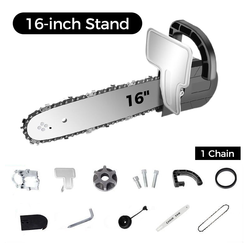 ⏳Half price today Ends soon🔥Angle Grinder Converted Electric Chainsaw Kit