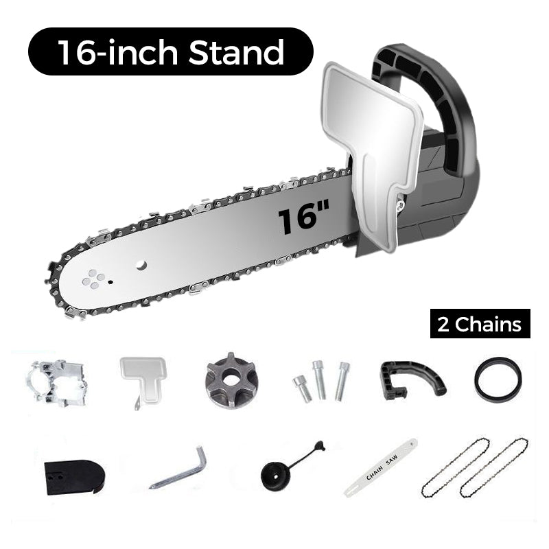 ⏳Half price today Ends soon🔥Angle Grinder Converted Electric Chainsaw Kit
