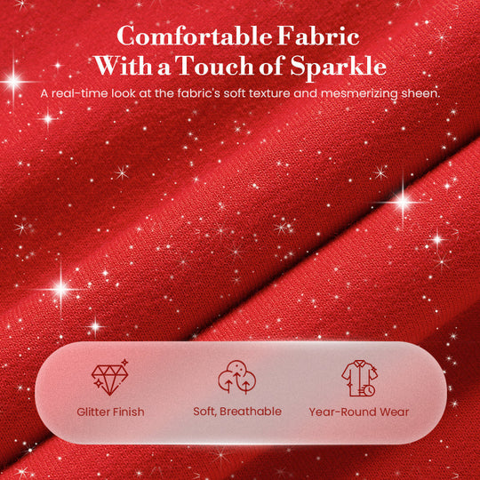 ⏰Last Day Sale - 60% OFF✨Women's Glitter Pullover Sweater & Pants 2-Piece Set