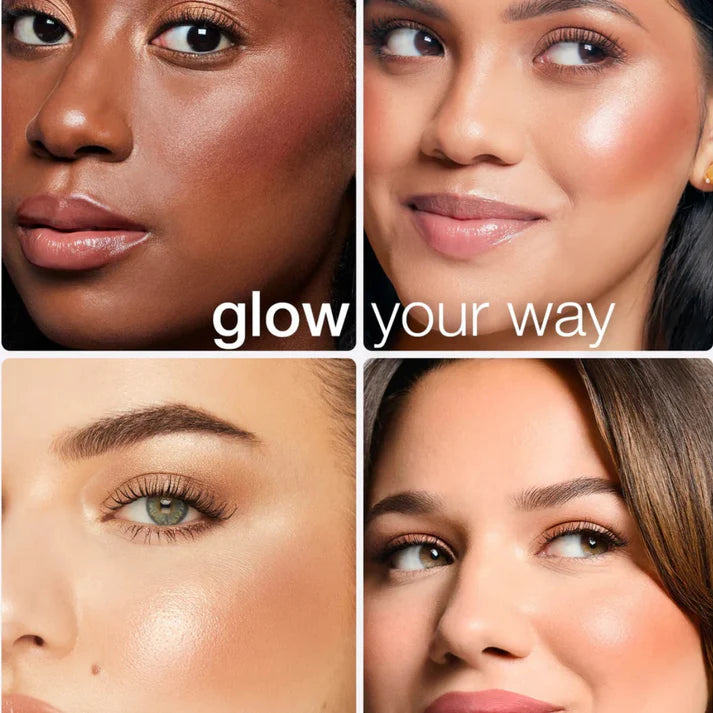 glow wardrobe eye & cheek palette - eyeshadow and highlighter makeup