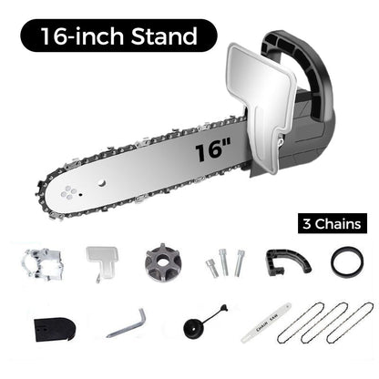 ⏳Half price today Ends soon🔥Angle Grinder Converted Electric Chainsaw Kit