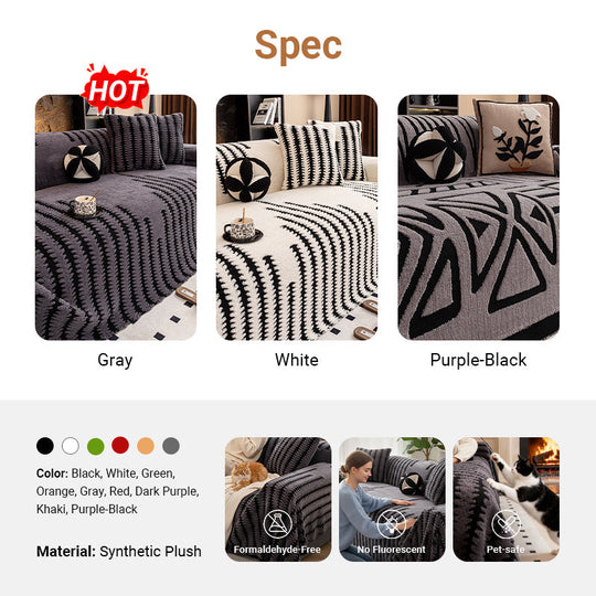🔥NEW YEAR 50% OFF Sale!🔥Soft Plush Non-Slip Couch Cover