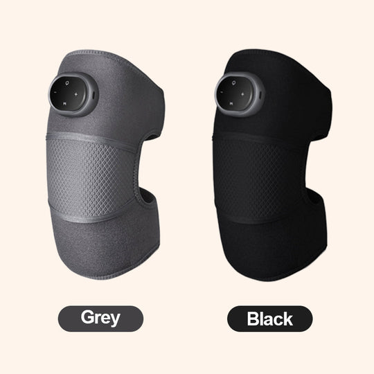 Uppvärmd knäbrunfrap med massage, vibrationsknäsmassager med värmeplatta för knä, benmassager, FSA eller HSA berättigade, uppvärmd knäskydd för stressavlastning