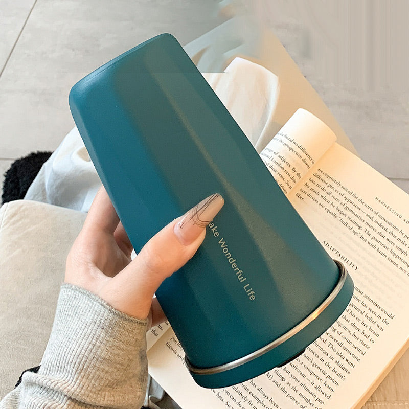 🥛 600ml elastický hrnček na kávu so slamkou