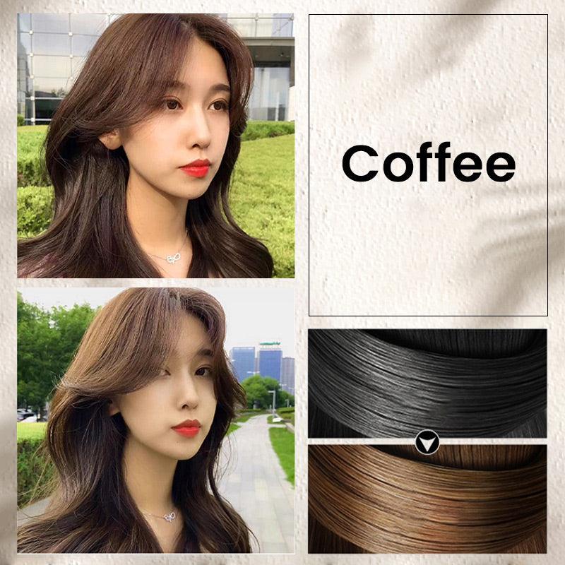 Värviline taimne juuksevärv uuendusliku kammiaplikaatoriga