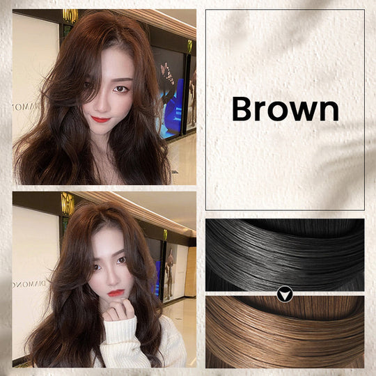 Värviline taimne juuksevärv uuendusliku kammiaplikaatoriga