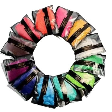 🚿Perfektes Badetuch 🚿Guter Partner zum Baden 🛁Effektiver Peeling-Netz-Badeschwamm