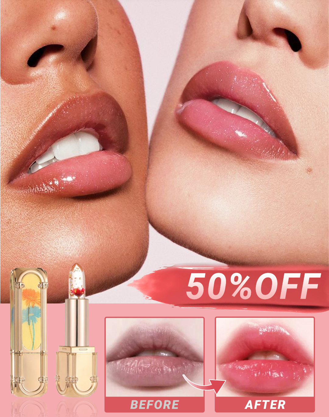 🎅Pre-Xmas Specials🎄Flower Color Changing Lipstick