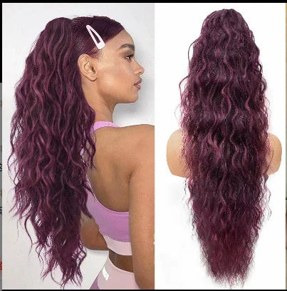 🫧🫧Ierobežota cena £14.99 — pēdējās dienas akcija, atlaide 54 %🫧Cirtaini, viļņaini, sprogaini mati ar zirgasti