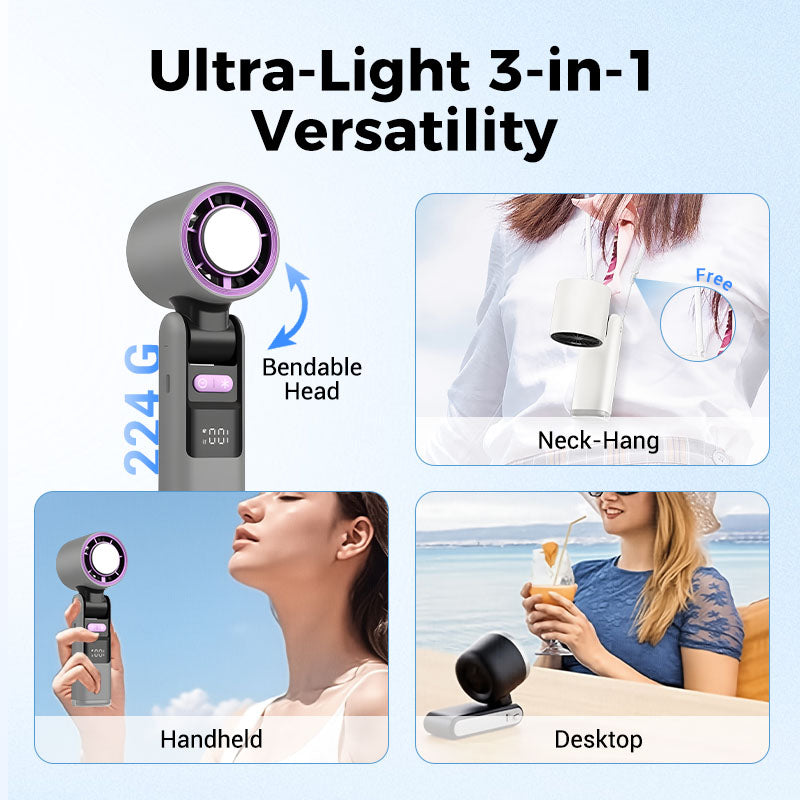 ✨2025 Hot Sale 50% OFF⌛❄️Mini cool handheld powerful fan
