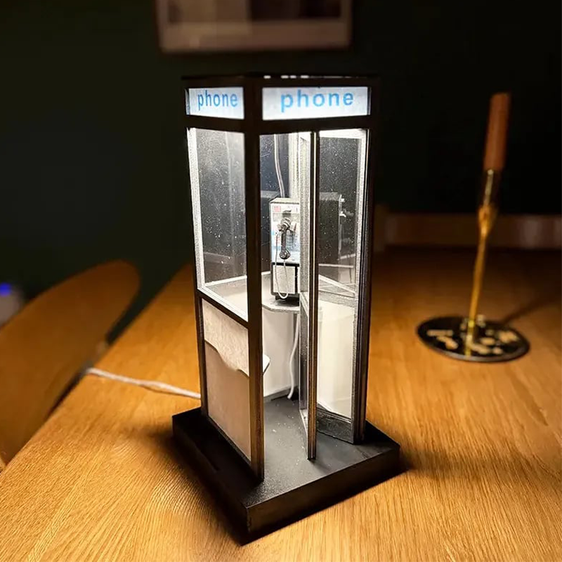 📞50% OFF NOW✨Vintage Phone Booth Ambient Lamp