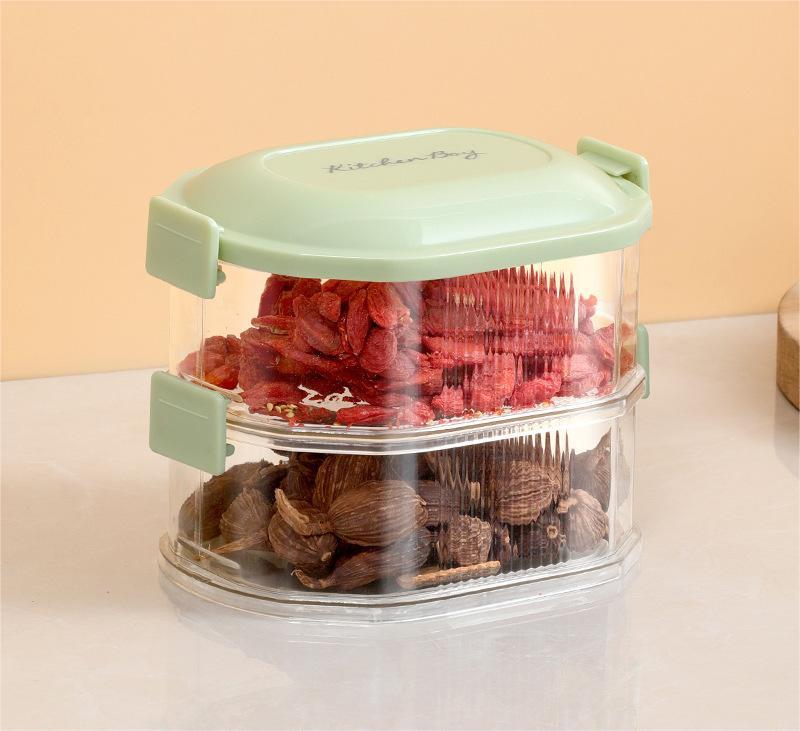 Kitchen Spice Organiser Stackable Food Sealers