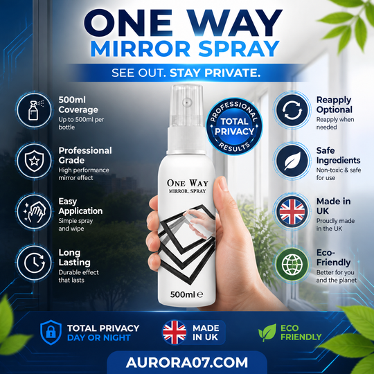 🪟 50% OFF Reflective Window Spray | One-Way Mirror Privacy Shield for Home & Car